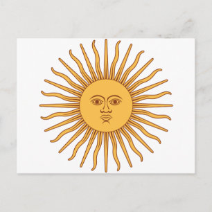 Postal Sol argentino