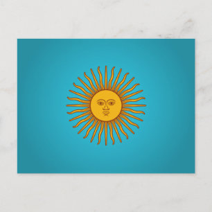Postal Sol argentino de Mayo