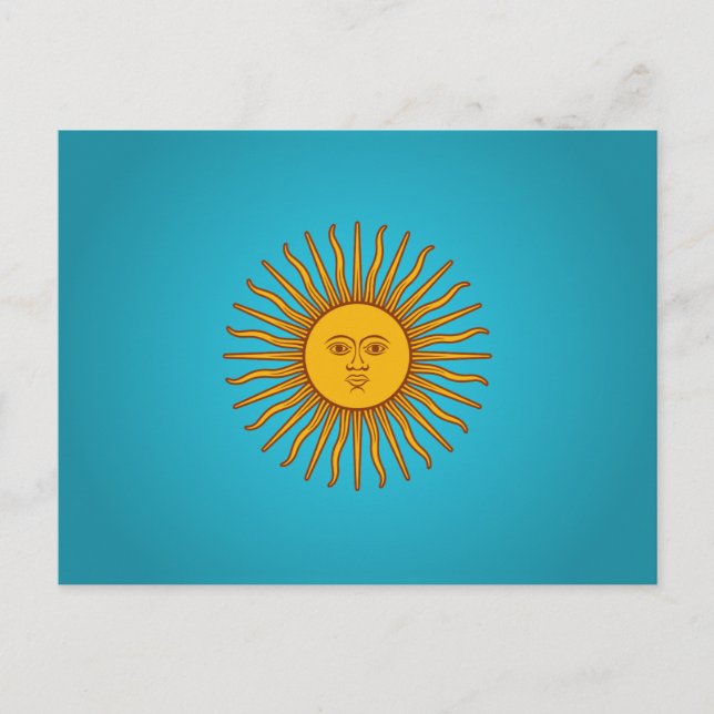 Postal Sol argentino de Mayo (Anverso)