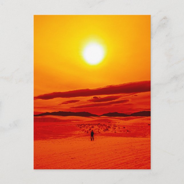 Postal Sol brillante (Anverso)