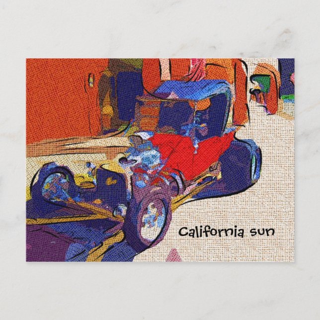 Postal sol de California (Anverso)