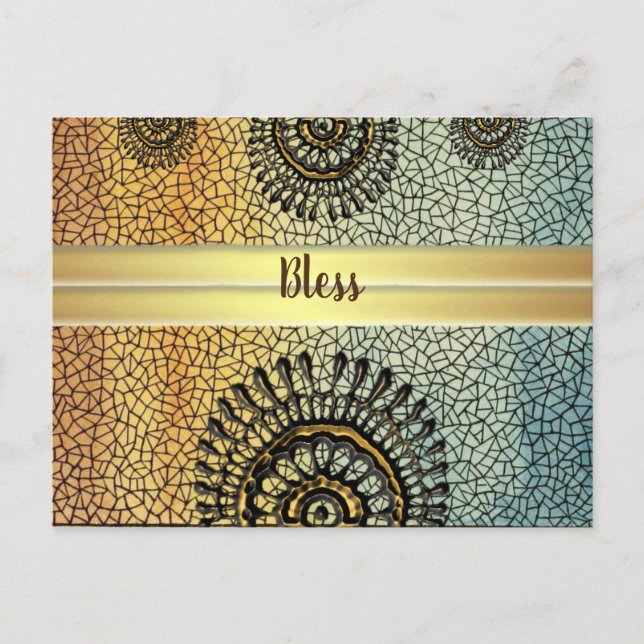 Postal Sol de Henna (Goldish) (Anverso)