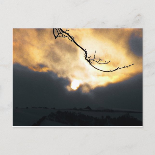 Postal Sol de invierno (Anverso)