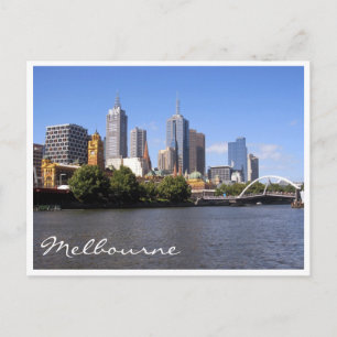 Postal sol de la ciudad de melbourne