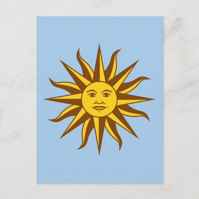 Postal Sol de Mayo - URUGUAY (Anverso)