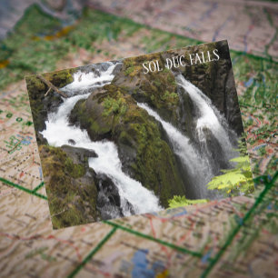 Postal Sol Duc Falls, Washington Travel Photo