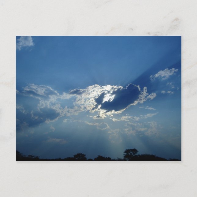 Postal Sol en las nubes (Anverso)