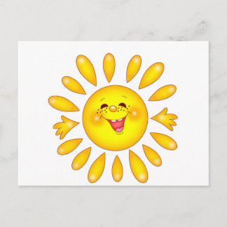 Postal sol feliz