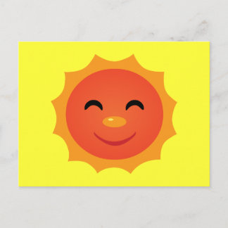 Postal Sol feliz