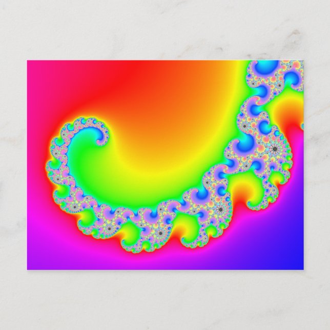 Postal Sol llamativo (Anverso)