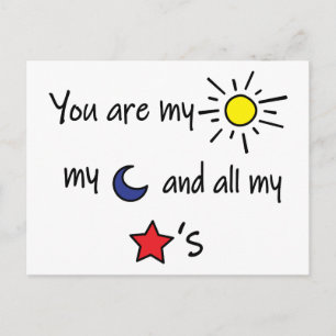 Postal Sol-Luna-y-Estrellas-