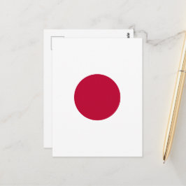 Postal Sol Rojo Japón