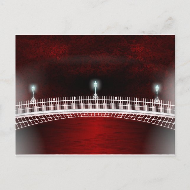 POSTAL SOL SOBRE EL PUENTE FELIZ (Anverso)