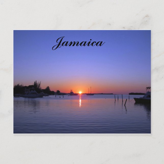 POSTAL SOL SOBRE JAMAICA (Anverso)