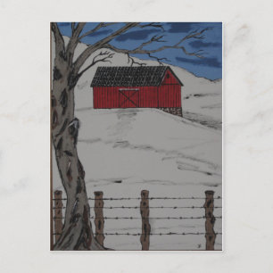 Postal Solamente un día de invierno