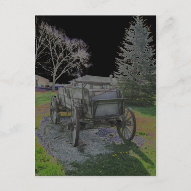Postal solarizedwagon (Anverso)