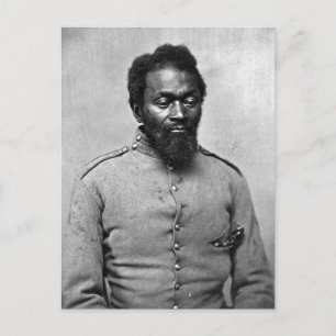 Postal Soldado afroamericano de la guerra civil, 1861