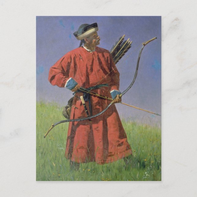 Postal Soldado de Bokharan, 1873 (Anverso)