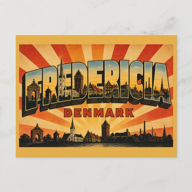 Postal Soldado de Fredericia Dinamarca (Anverso)