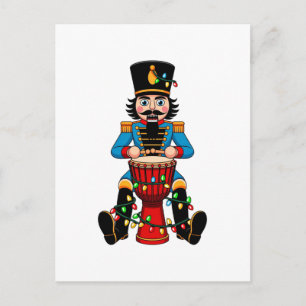 Postal Soldado de juguete Cascanueces Copa Tambor Percusi
