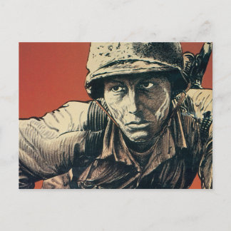 Postal Soldado de la Segunda Guerra Mundial