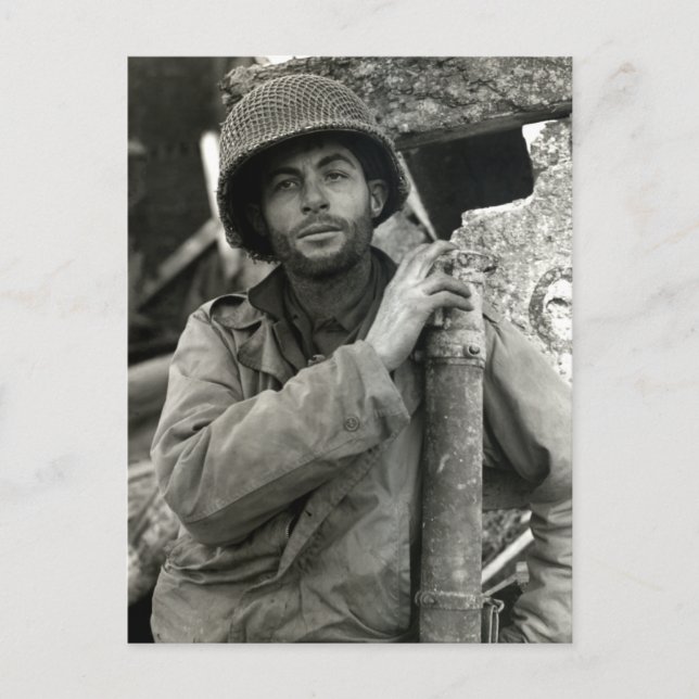 Postal Soldado estadounidense en la Segunda Guerra Mundia (Anverso)