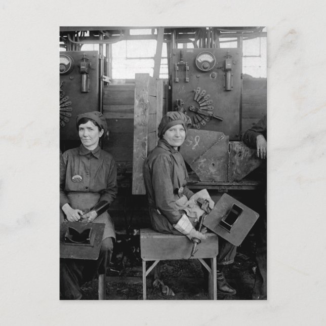 Postal Soldadoras eléctricas de la imagen de Hog_War (Anverso)