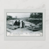 soldados belgas de 1914 en defensa cerca de Termon