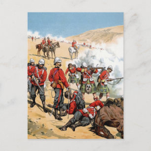 Postal Soldados británicos del siglo XIX
