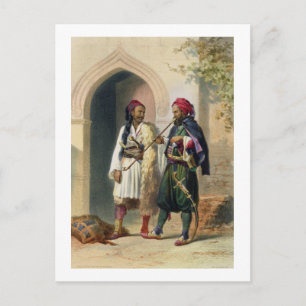 Postal Soldados de Arnaout y Osmanli en Alejandría, la il