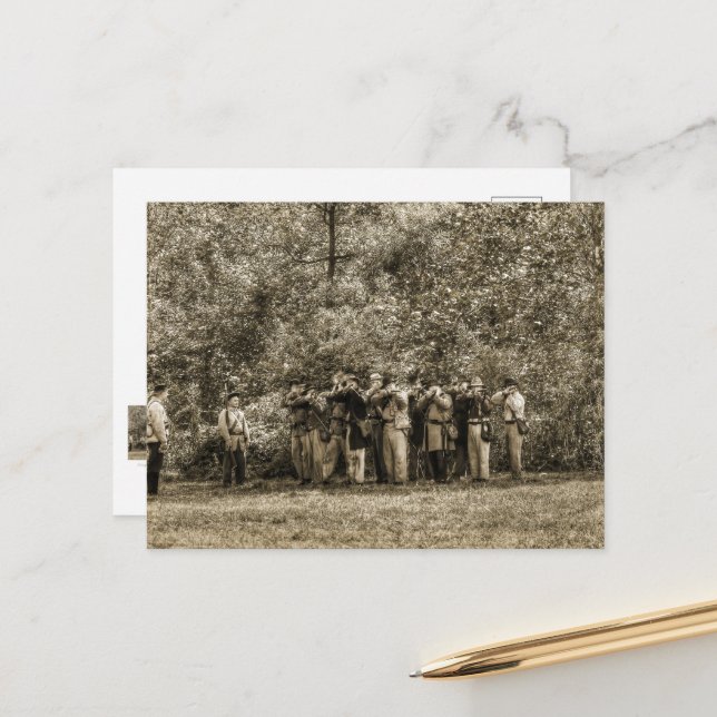 Postal Soldados de la guerra civil (Anverso/Reverso In Situ)