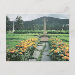 Postal Soldados franceses conmemorativos que murieron en