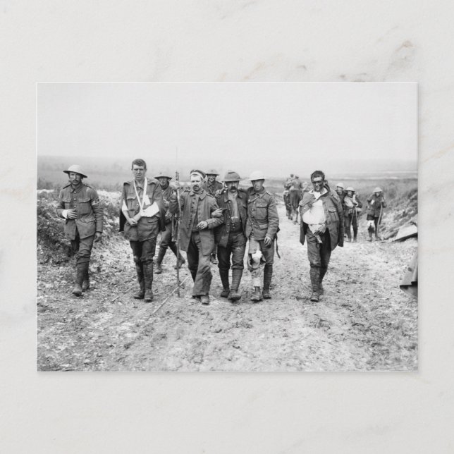 Postal Soldados heridos en la Primera Guerra Mundial (19  (Anverso)