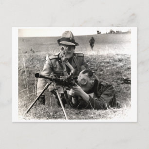 Postal Soldados italianos de la Segunda Guerra Mundial