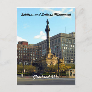 Postal Soldados y marineros Cleveland Ohio