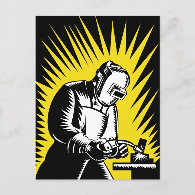 Postal soldadura de soldador (Anverso)