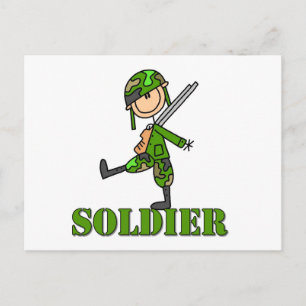 Postal Soldier Stick Figure