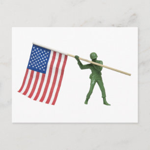 Postal SoldierAmericanFlag1072509