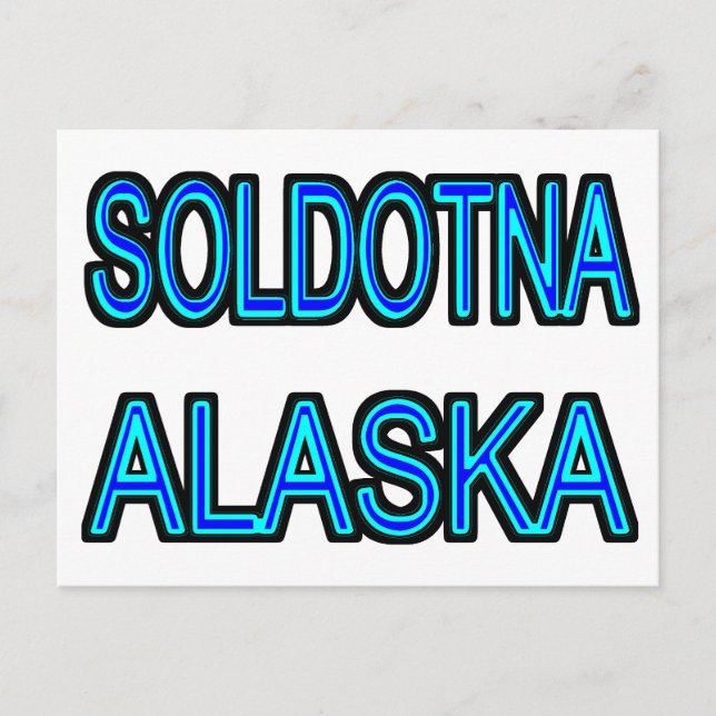 Postal Soldotna Alaska (Anverso)