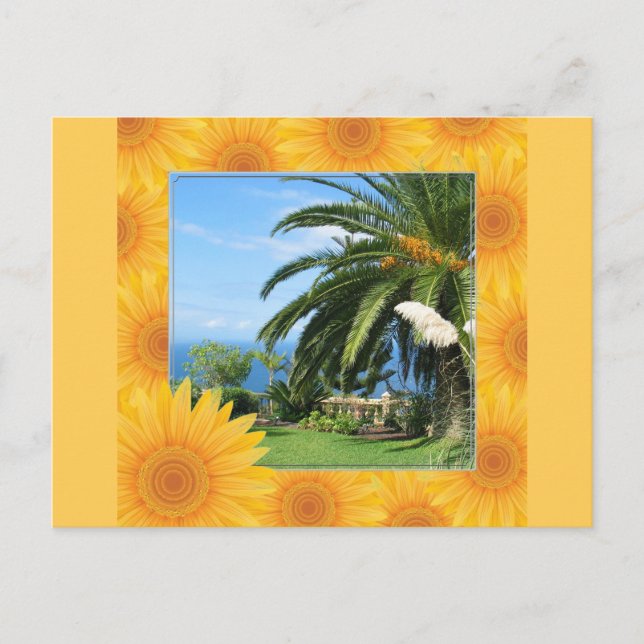 Postal soleado Tenerife (Anverso)