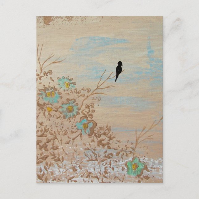 Postal Soledad de la pintura original (Anverso)