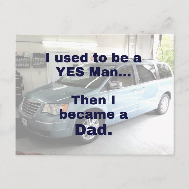 Postal Solía ser un hombre de sí, luego me convertí en DA (Anverso)