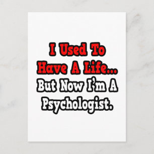 Postal Solía tener una vida... psicóloga