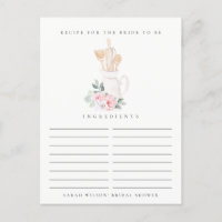 Solicitud de receta floral de utensilios de rubor
