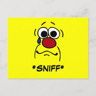 Postal Solidaridad Face Grumpey