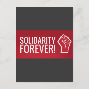 Postal ¡Solidaridad para siempre!