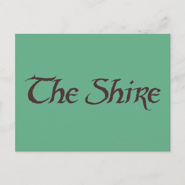 Postal Sólido del nombre SHIRE™ (Anverso)