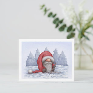 Postal Solitario Pequeño Santa