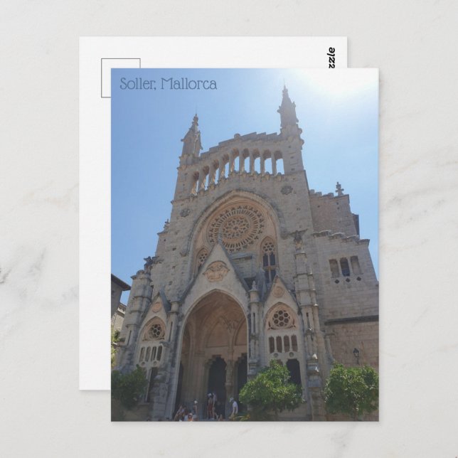 Postal Soller, Mallorca (Anverso / Reverso)