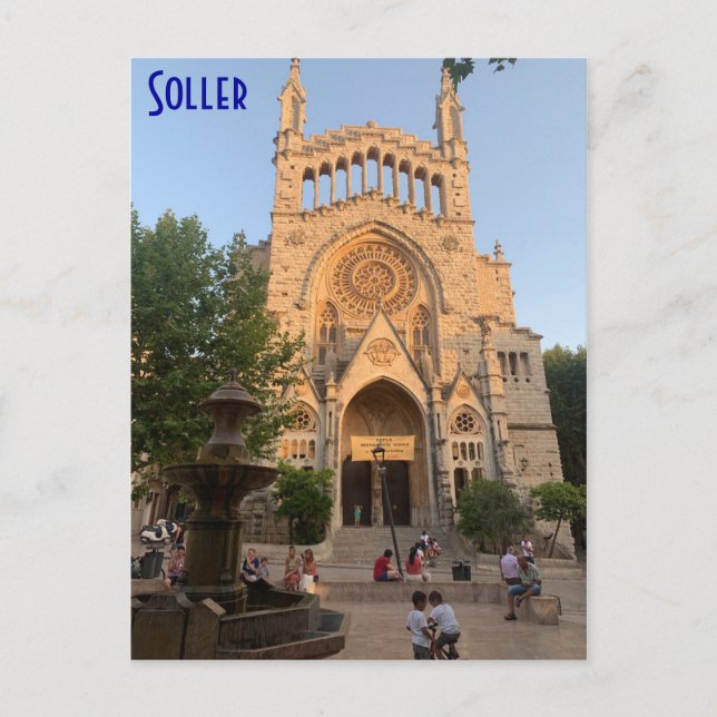 Postal Soller - Mallorca (Anverso)
